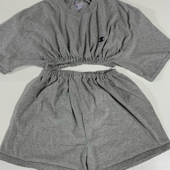 Champion Women's Athletic Gray Shorts Set LOT O - Picture 3 of 8